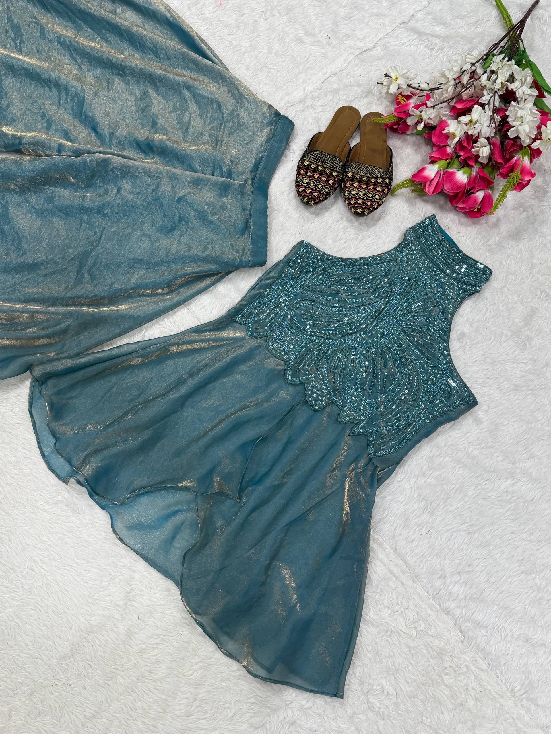 Luminous Blush Halter-Neck Couture